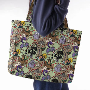 Groove Map The Emperor's New Groove Large Tote Bag