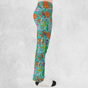 Squad Goals The Land Before Time Flare Leggings