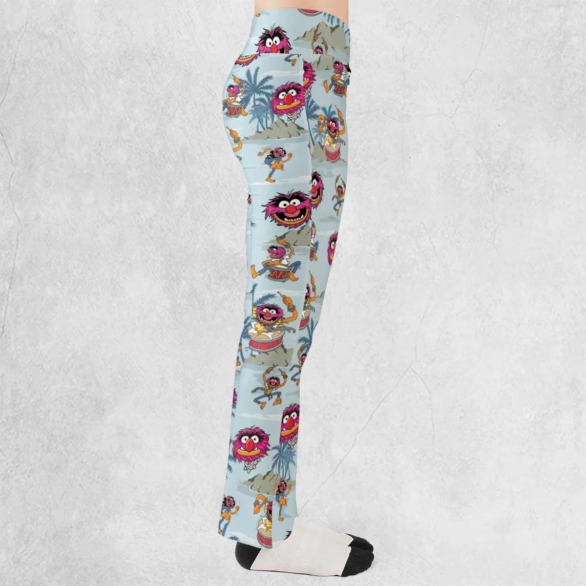 Animal The Muppet Show Drum Tropical Flare Leggings