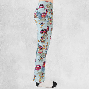 Animal The Muppet Show Drum Tropical Flare Leggings