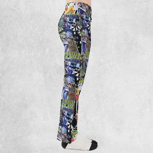 I Myself Am Strange Unusual Beetlejuice Flare Leggings