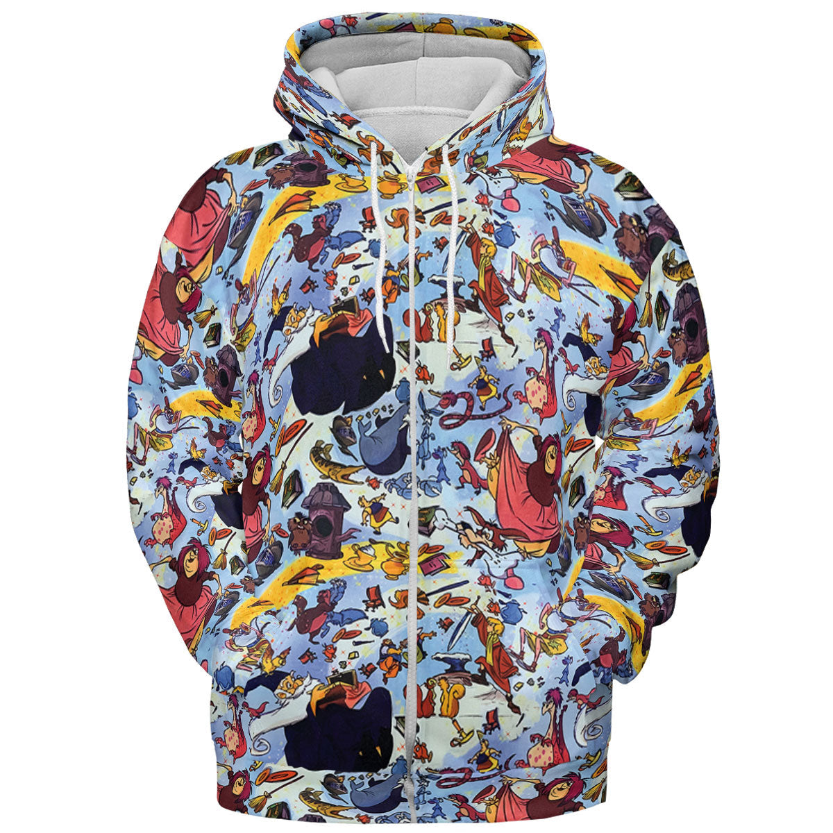 King Arthur Sword And The Stone All-over Print Hoodie