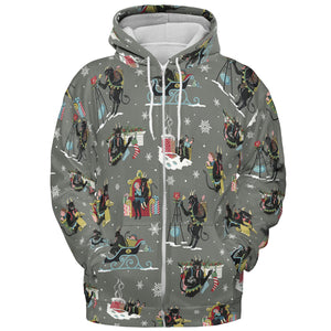 Unusual Christmas Krampus All-over Print Hoodie