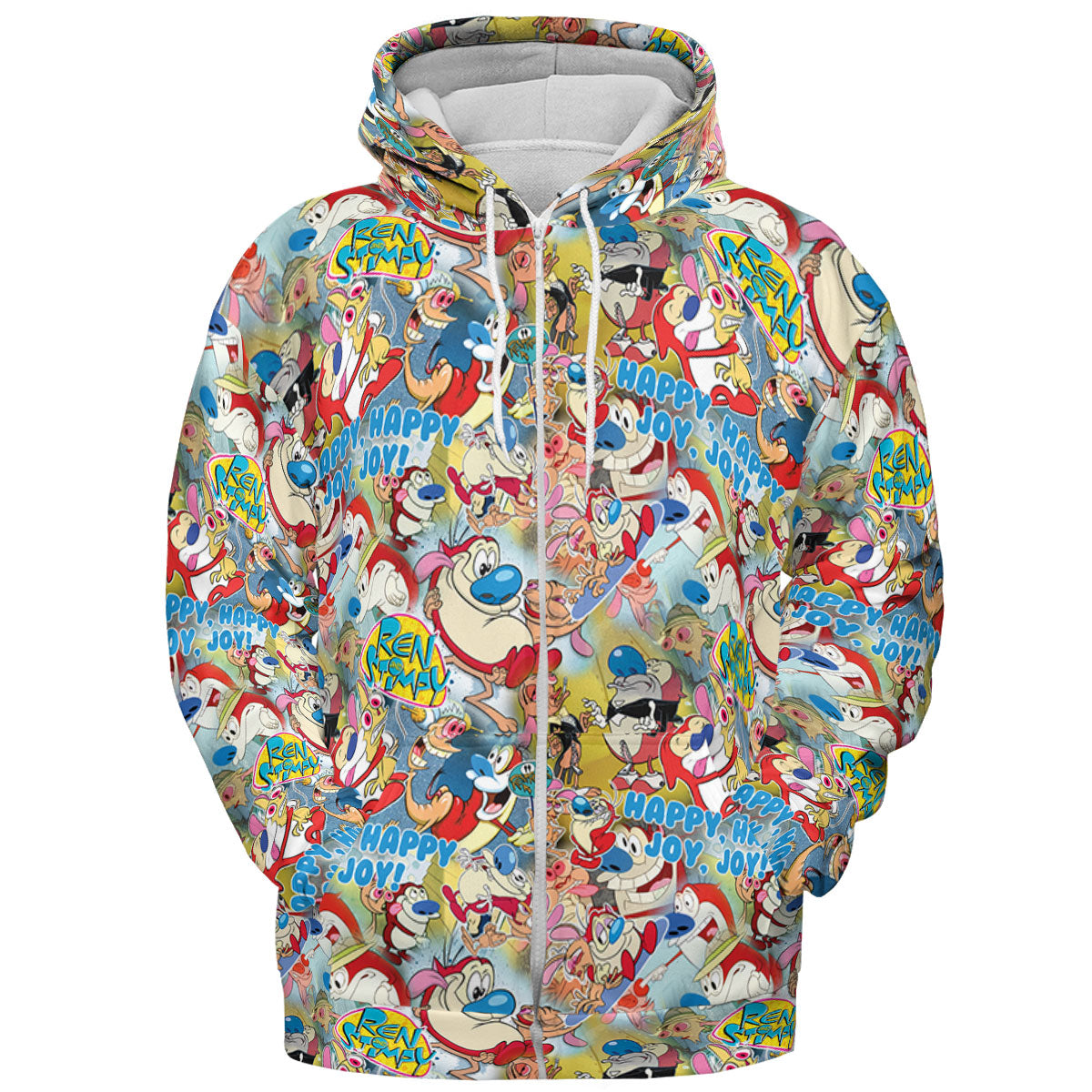 The Ren and Stimpy Show All-over Print Hoodie