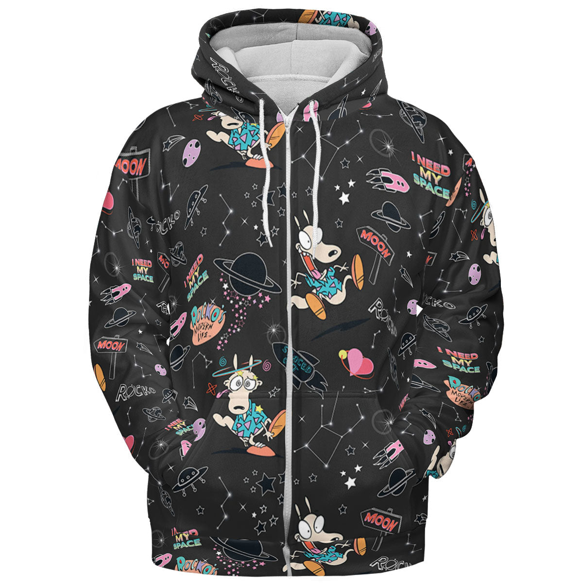 Rocko Space Out Rocko's Modern Life All-over Print Hoodie