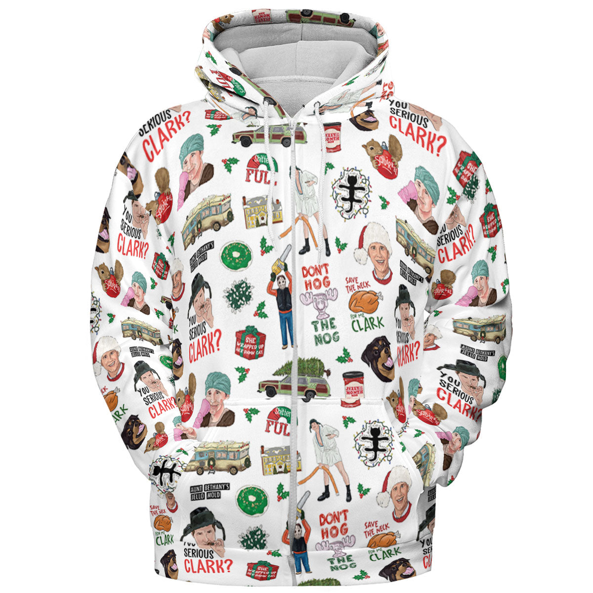 National Lampoon's Christmas Vacation Pattern All-over Print Hoodie