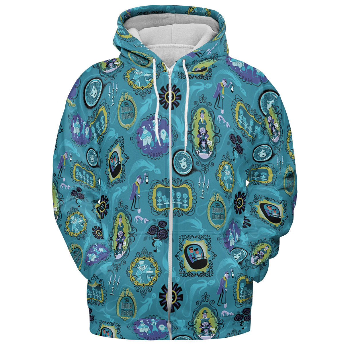 Haunted Mansion Pattern All-over Print Hoodie