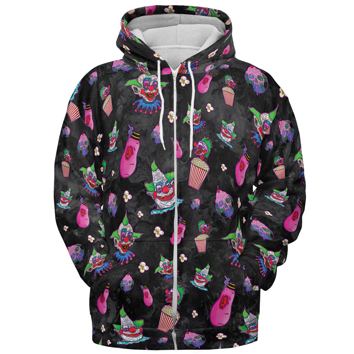 Space Horror Movie Killer Klowns Outer All-over Print Hoodie