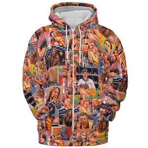 The Big Lebowski Painting Pattern All-over Print Hoodie