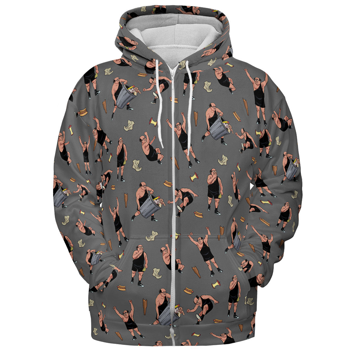 The Trashman It's Always Sunny in Philadelphia All-over Print Hoodie
