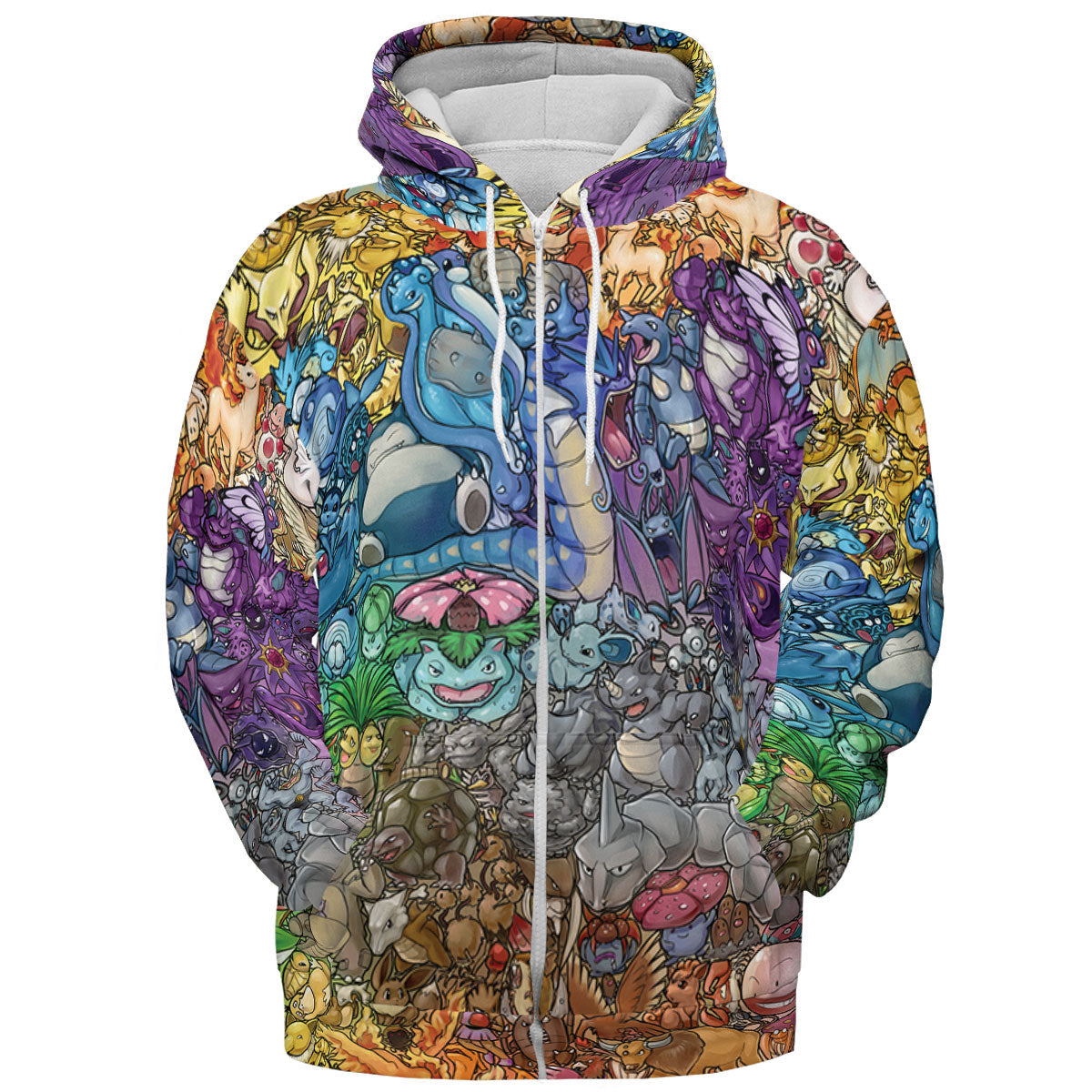 Rainbow Epic Pokemon All-over Print Hoodie