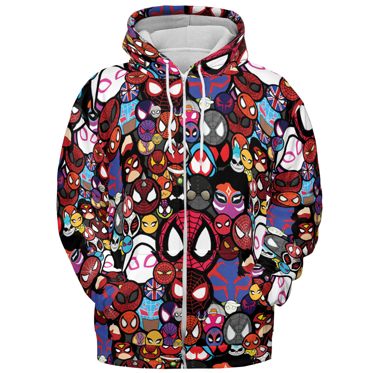 Spide-Mania Spider-Verse All-over Print Hoodie