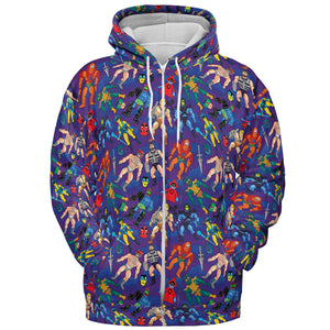MOTU Figures All-over Print Hoodie