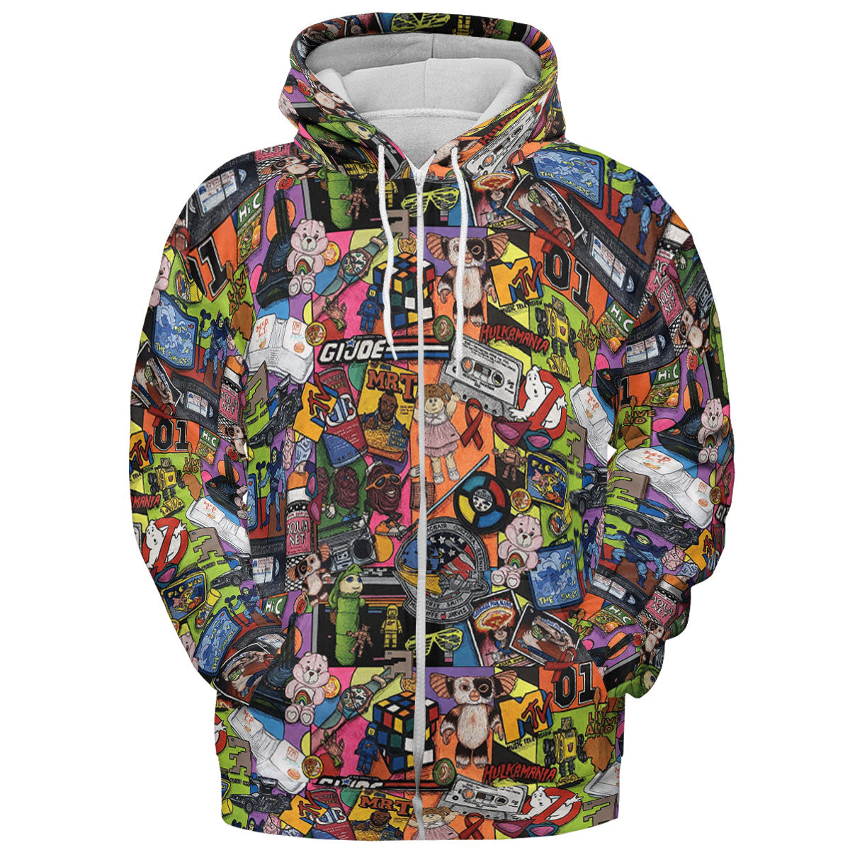 The 1980's. The Decade Of Greed All-over Print Hoodie