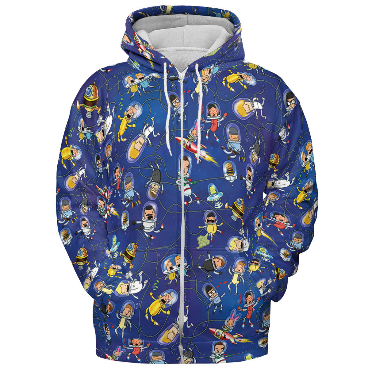Outer Space Bob's Burgers All-over Print Hoodie