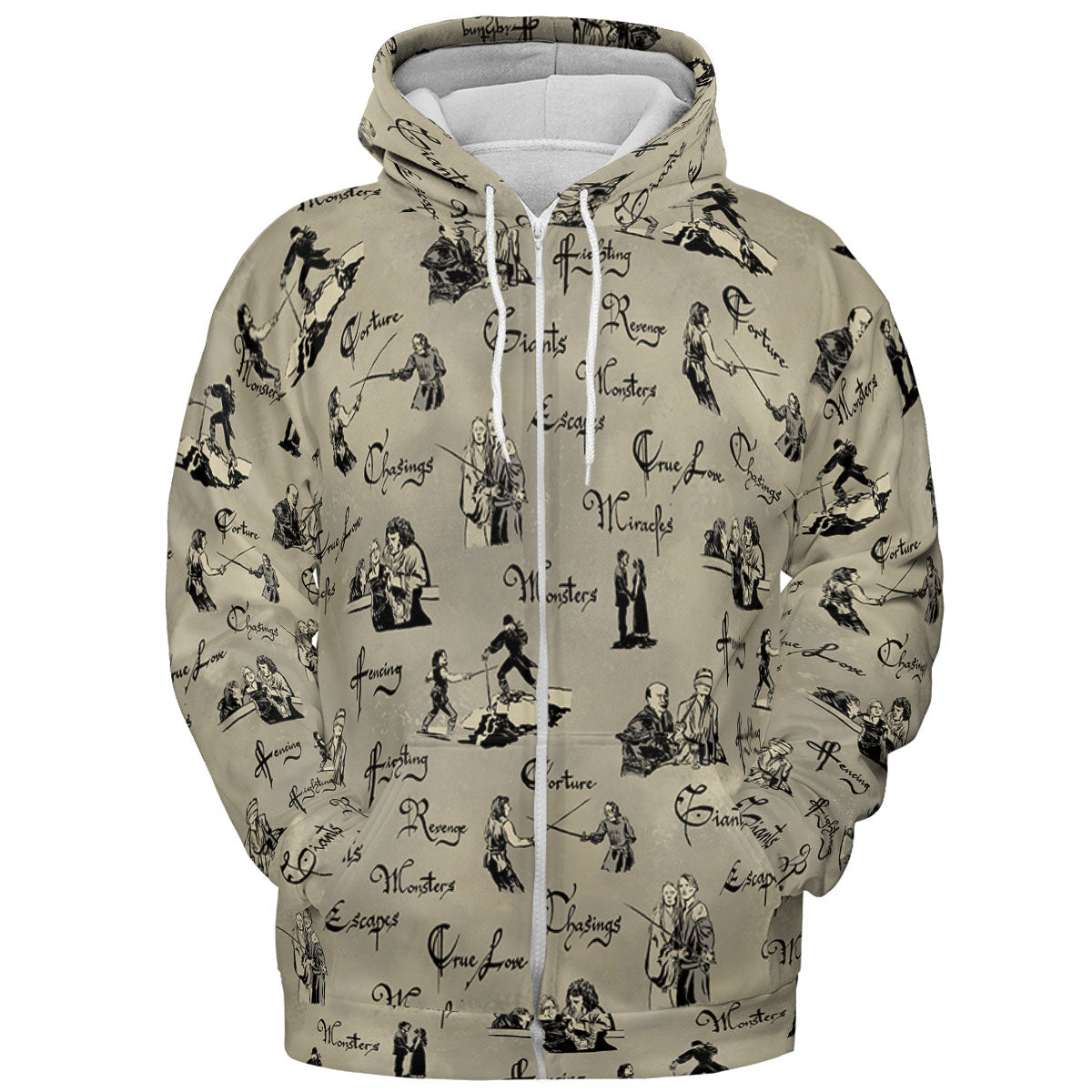 Hencing Fighting The Princess Bride All-over Print Hoodie
