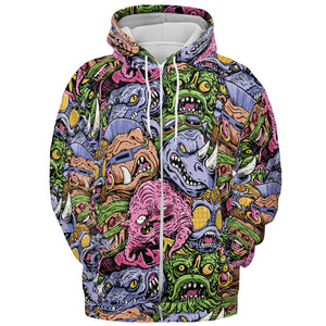 Nostalgic Villains Teenage Mutant Ninja Turtles All-over Print Hoodie