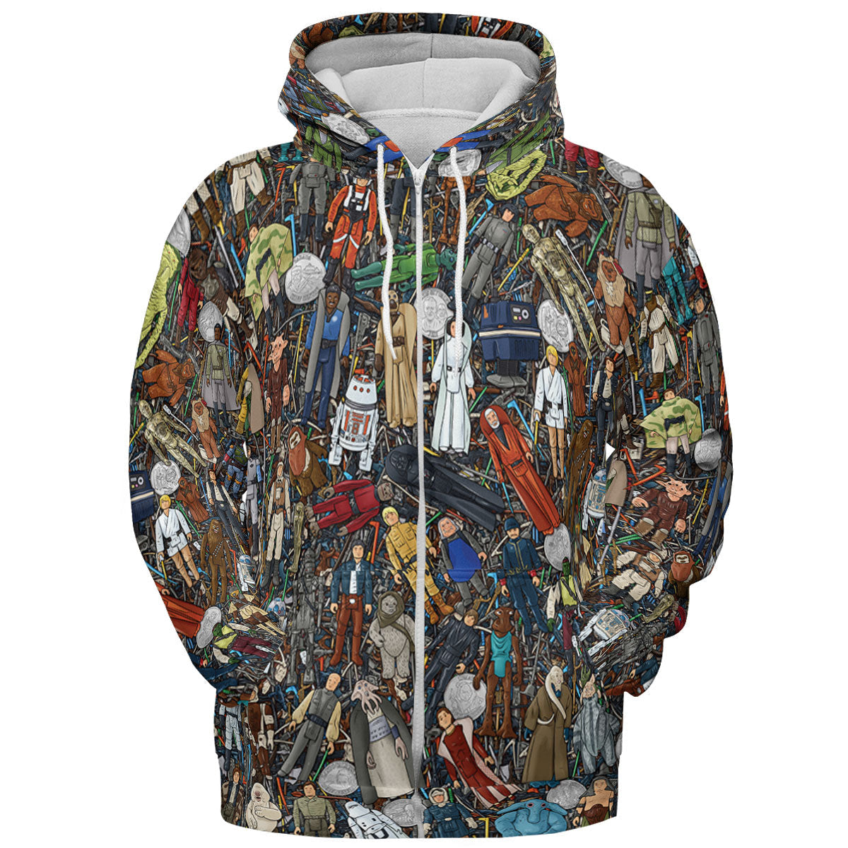 Star Wars Characters Figures All-over Print Hoodie