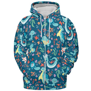 Water Pokemon Pattern All-over Print Hoodie