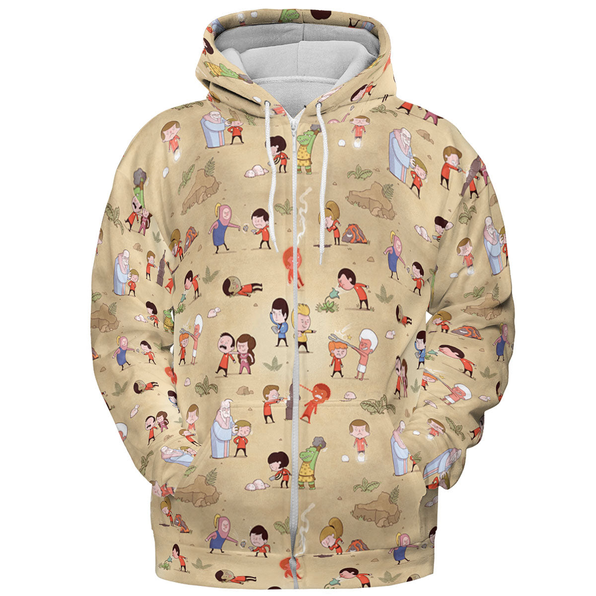 Pyramid America Star Trek Characters All-over Print Hoodie