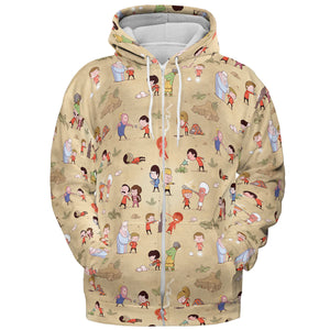 Pyramid America Star Trek Characters All-over Print Hoodie