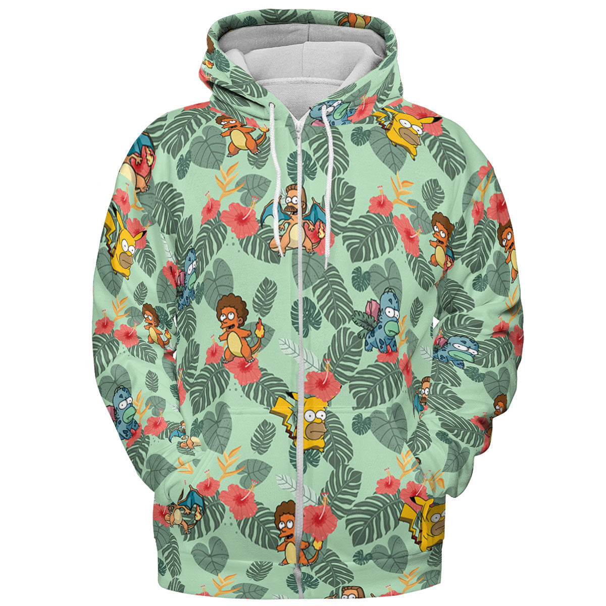 Simpsonmon The Simpsons Pokemon Mashup All-over Print Hoodie