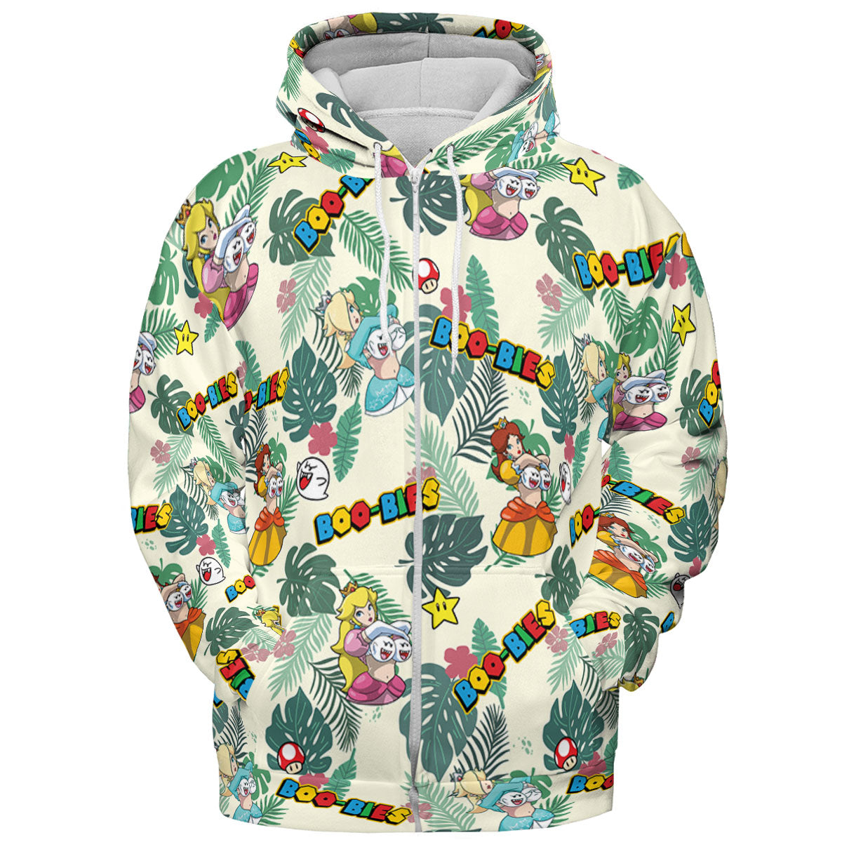 Super Mario Boo-Bies Pattern All-over Print Hoodie