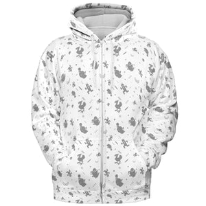 Final Fantasy Creatures Pattern All-over Print Hoodie
