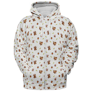 Nintendo Donkey Kong Characters Pattern All-over Print Hoodie