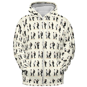 Mia Wallace and Vincent Vega Dance Pulp Fiction All-over Print Hoodie
