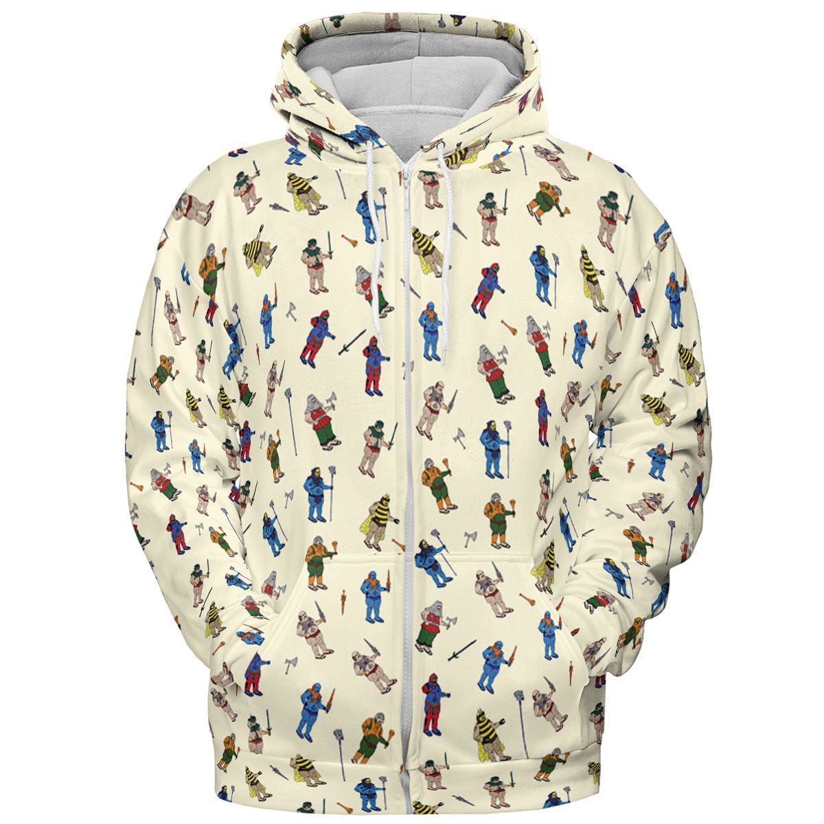 Carl In Masters Of The Universe Pattern All-over Print Hoodie