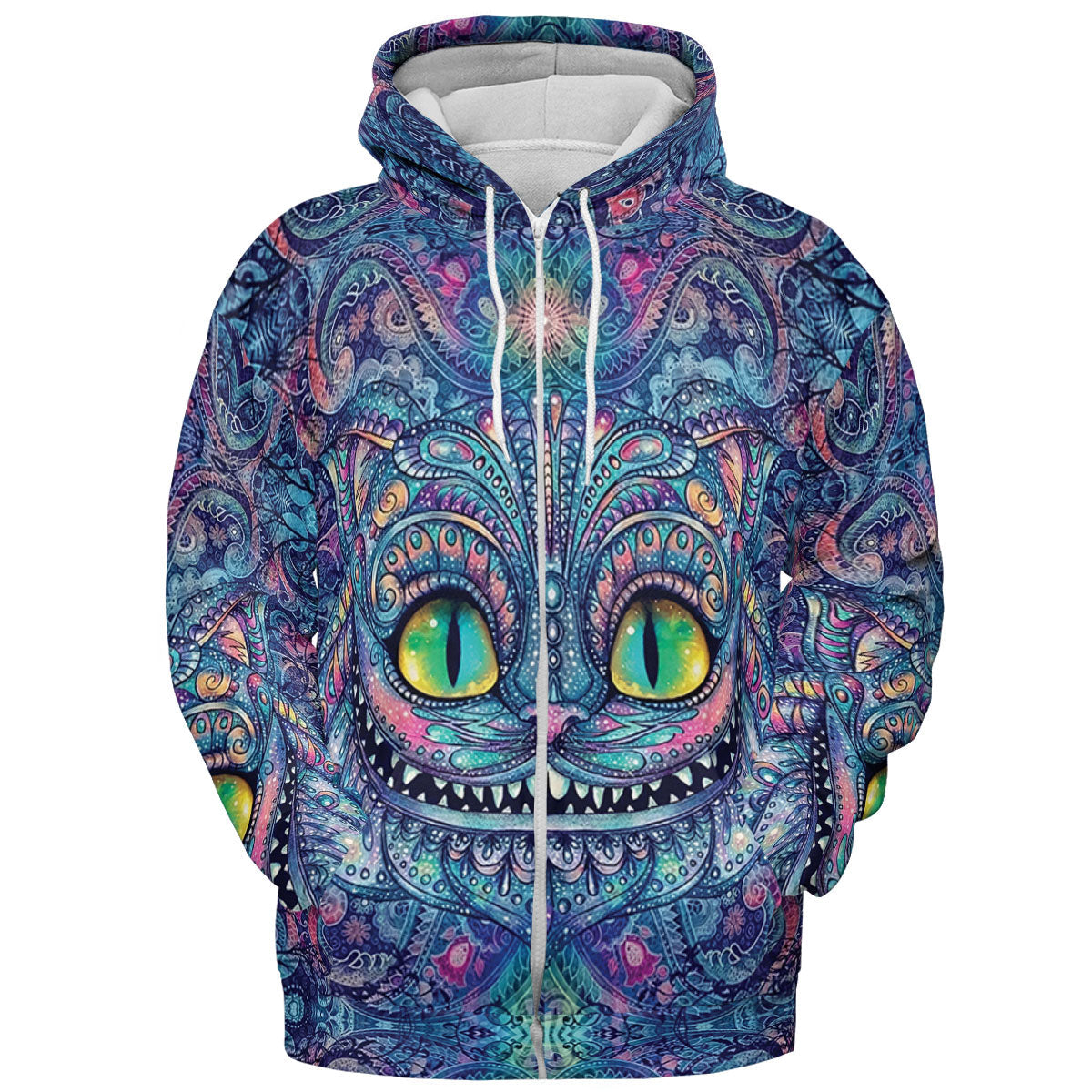 Cheshire Cat Alice In Wonderland All-over Print Hoodie