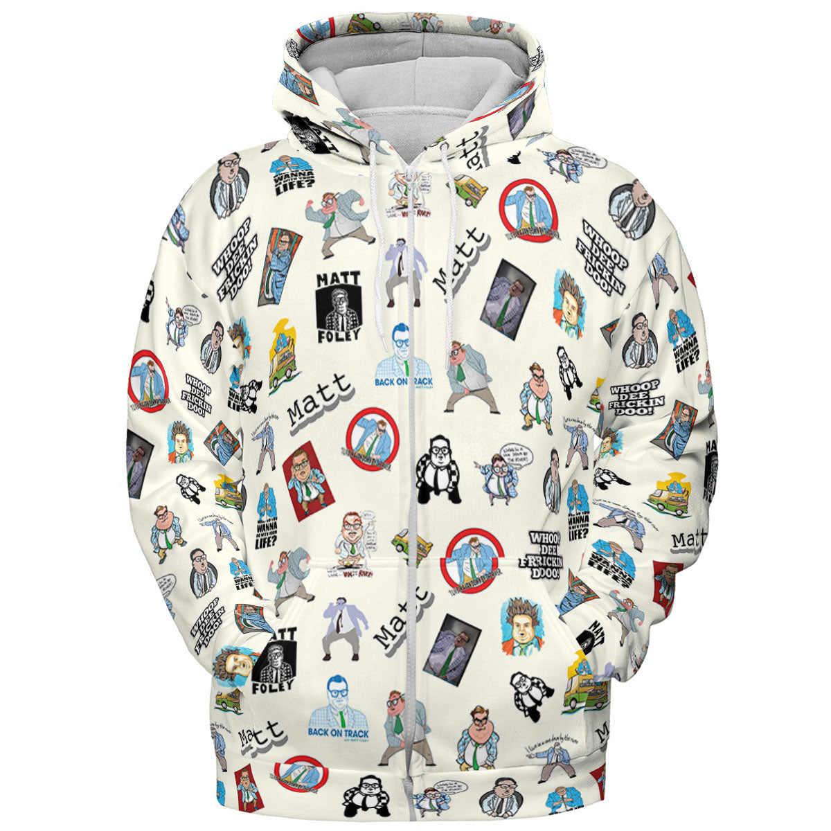 Chris Farley Matt Foley Motivational SNL All-over Print Hoodie
