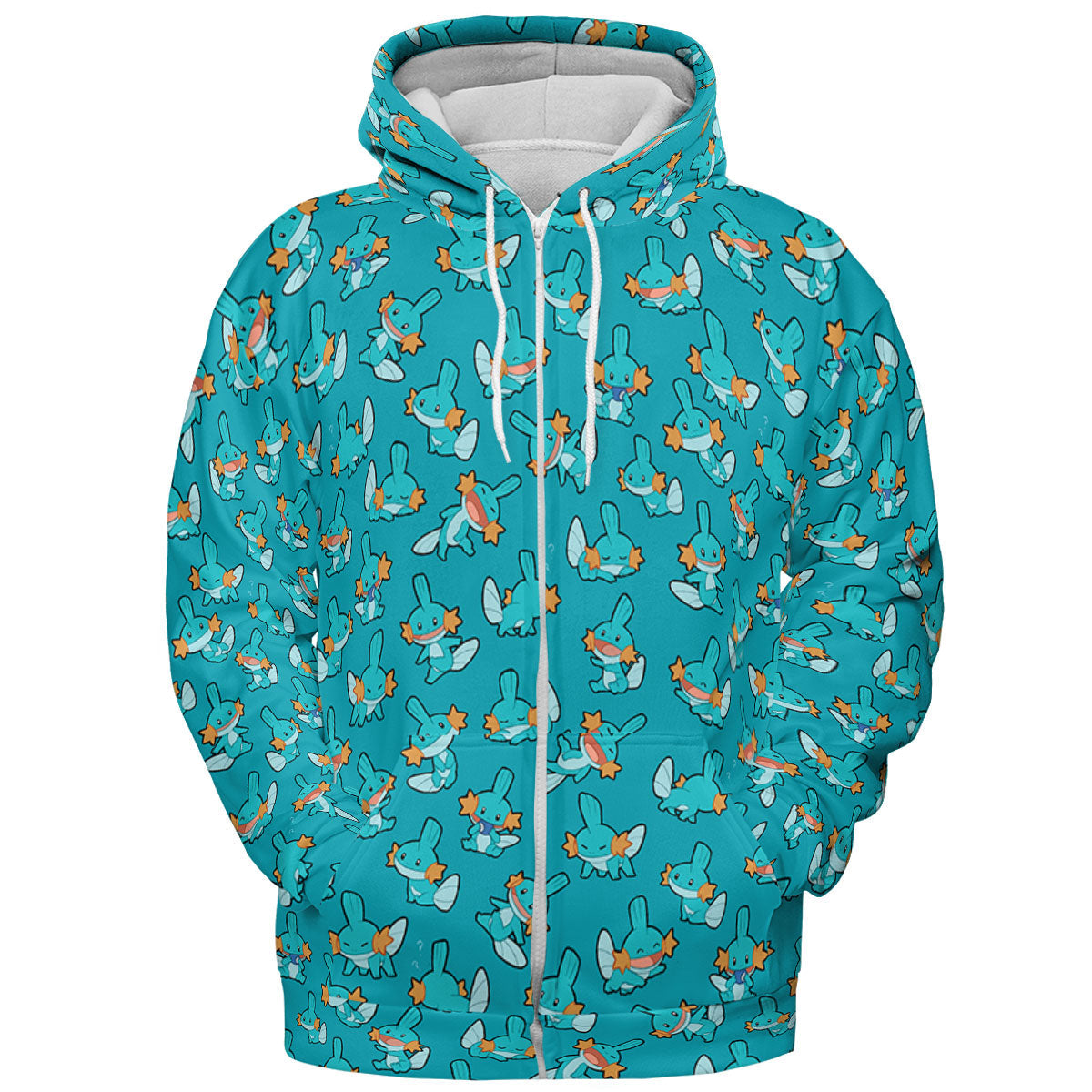 Cute Mudkips Pokemon All-over Print Hoodie