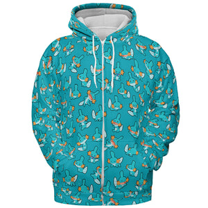 Cute Mudkips Pokemon All-over Print Hoodie