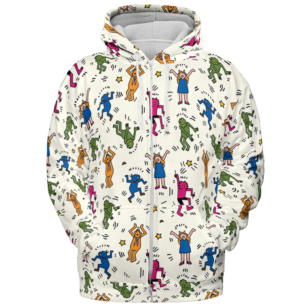 Dancing Muppets The Muppets Characters All-over Print Hoodie