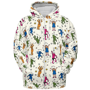 Dancing Muppets The Muppets Characters All-over Print Hoodie