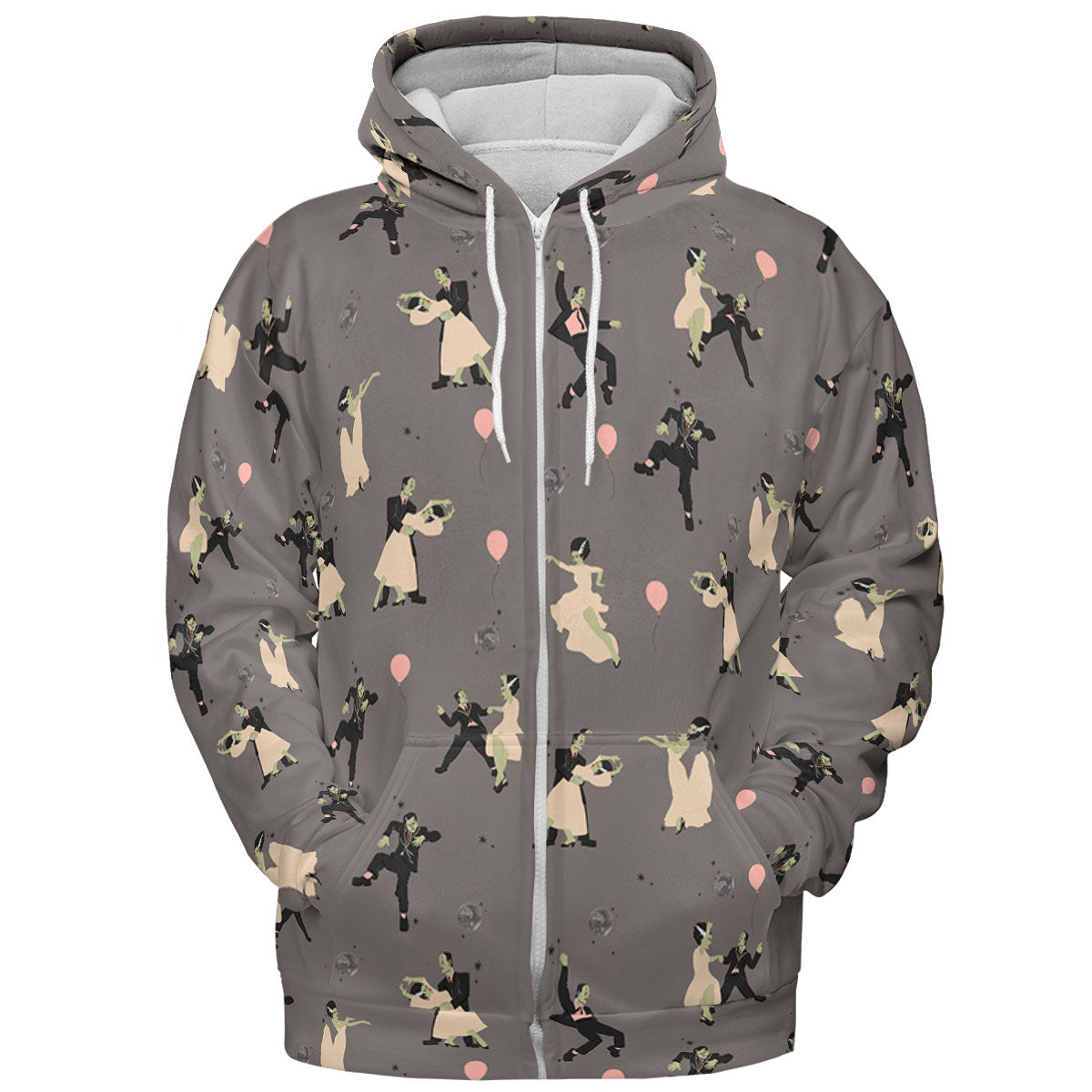 Dirty Dancing Frankenstein and Bride of Frankenstein All-over Print Hoodie