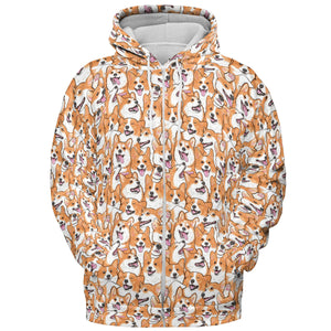 That's a lot of Corgi All-over Print Hoodie