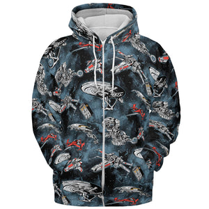 Ultimate Space Fleet All-over Print Hoodie