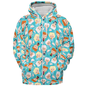 Little Dolls The Golden Girls All-over Print Hoodie