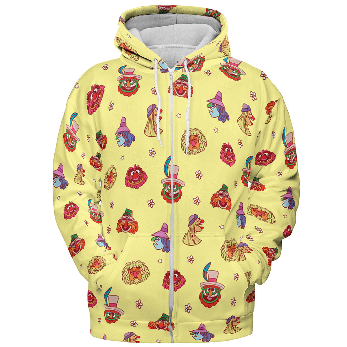 The Electric Mayhem Characters The Muppet Show All-over Print Hoodie