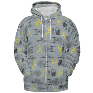 S.T Shipyard Star Trek All-over Print Hoodie