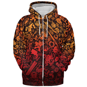 Red Moggle Final Fantasy All-over Print Hoodie