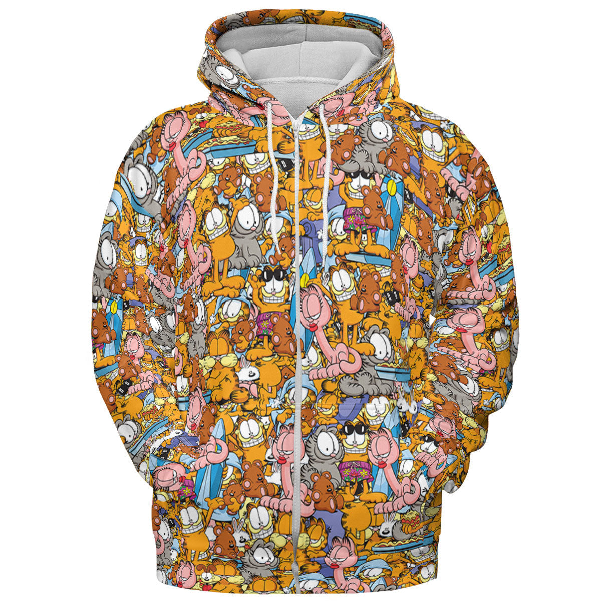 Purr-fect Garfield All-over Print Hoodie