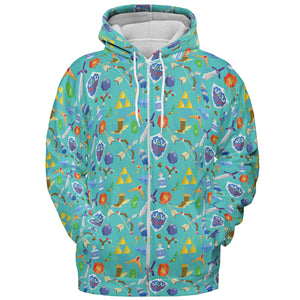 Zelda Korok All-over Print Hoodie