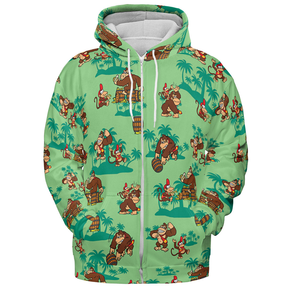 Donkey Kong & Diddy Kong All-over Print Hoodie