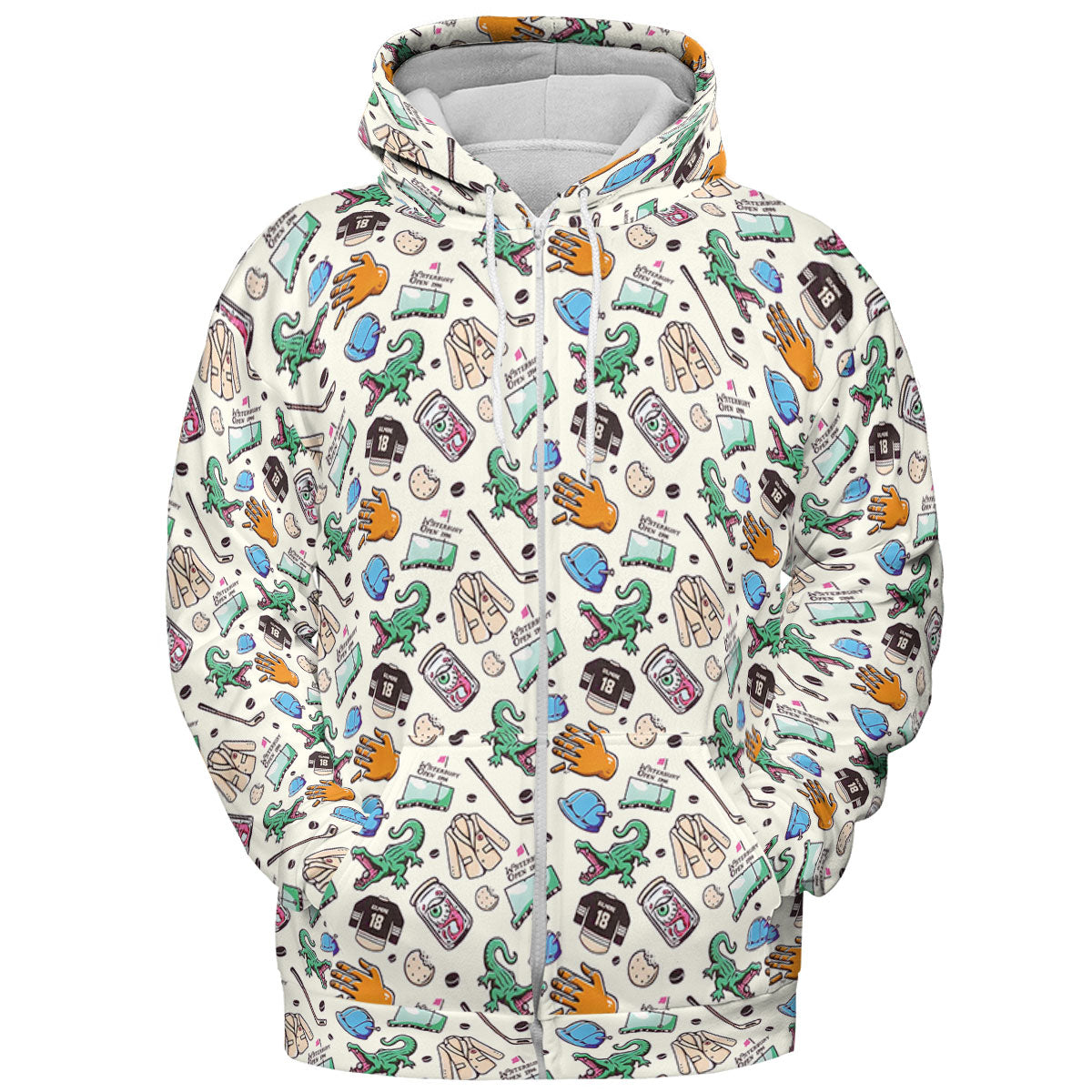 Happy Gilmore Pattern All-over Print Hoodie