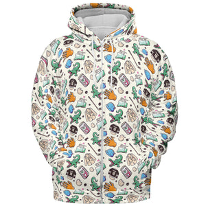 Happy Gilmore Pattern All-over Print Hoodie