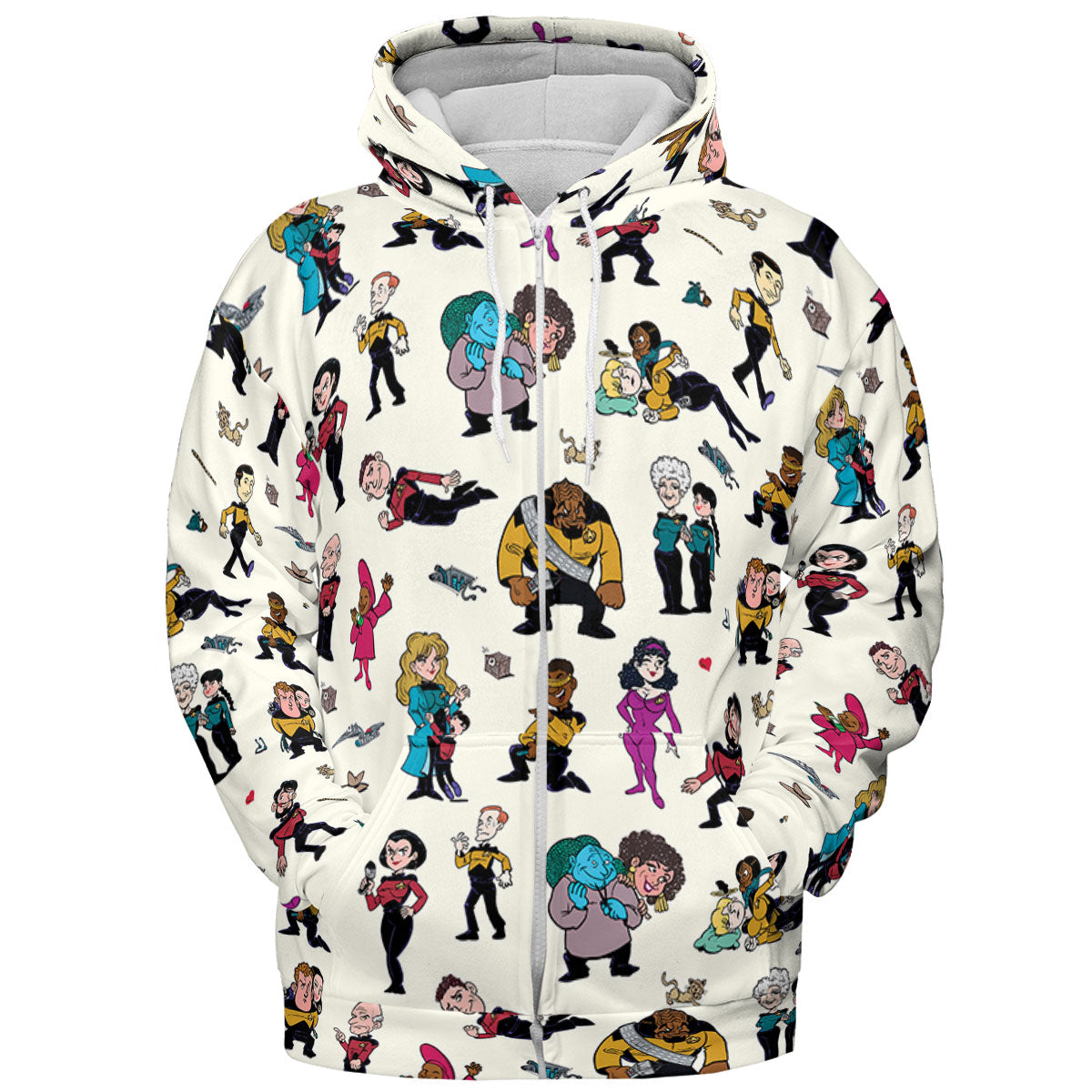 Star Trek TNG Tribute All-over Print Hoodie
